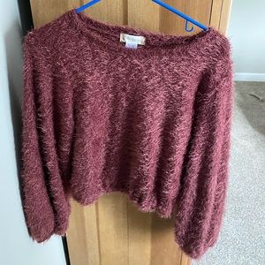 Altar’d State Dark Mauve Sweater
